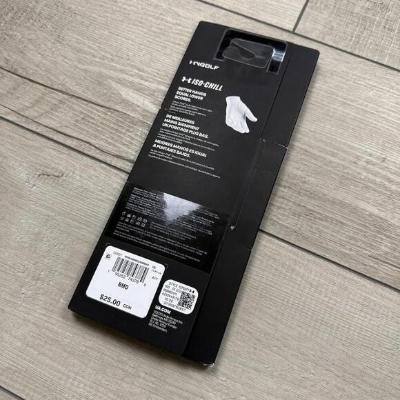 NEW Under Armour Iso-Chill Golf Glove Men Sz M Right Hand White LT Cool 1370277 - Picture 2 of 6